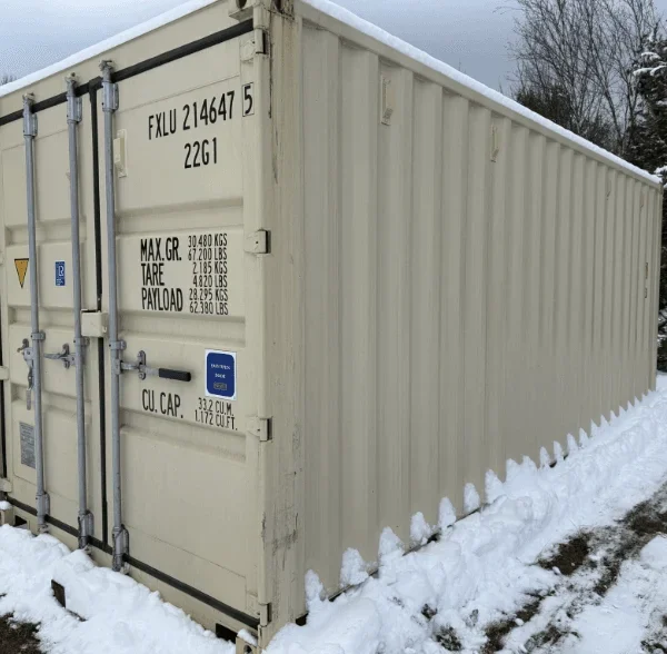 20 x 8 x 8.5 New Beige Shipping / Storage Container