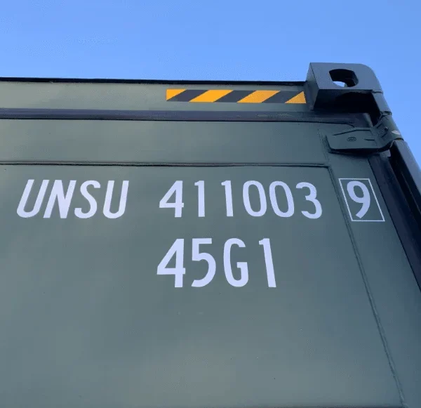 10ft green High Cube shipping container