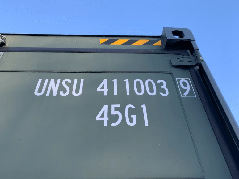 10ft green High Cube shipping container