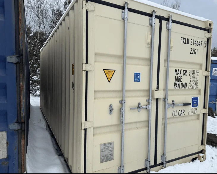 20 x 8 x 8.5 New Beige Shipping / Storage Container
