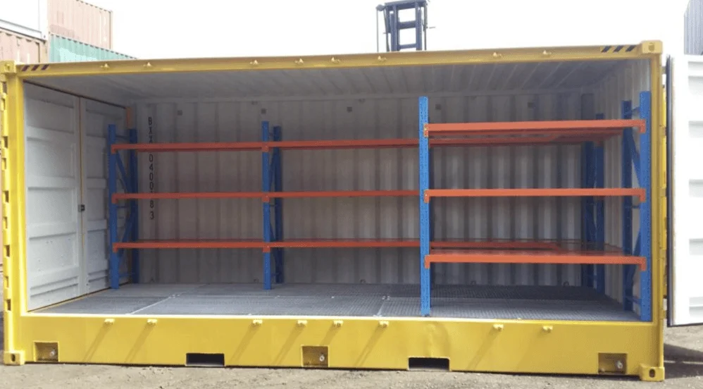 20ft Sea Container Storage Shelving