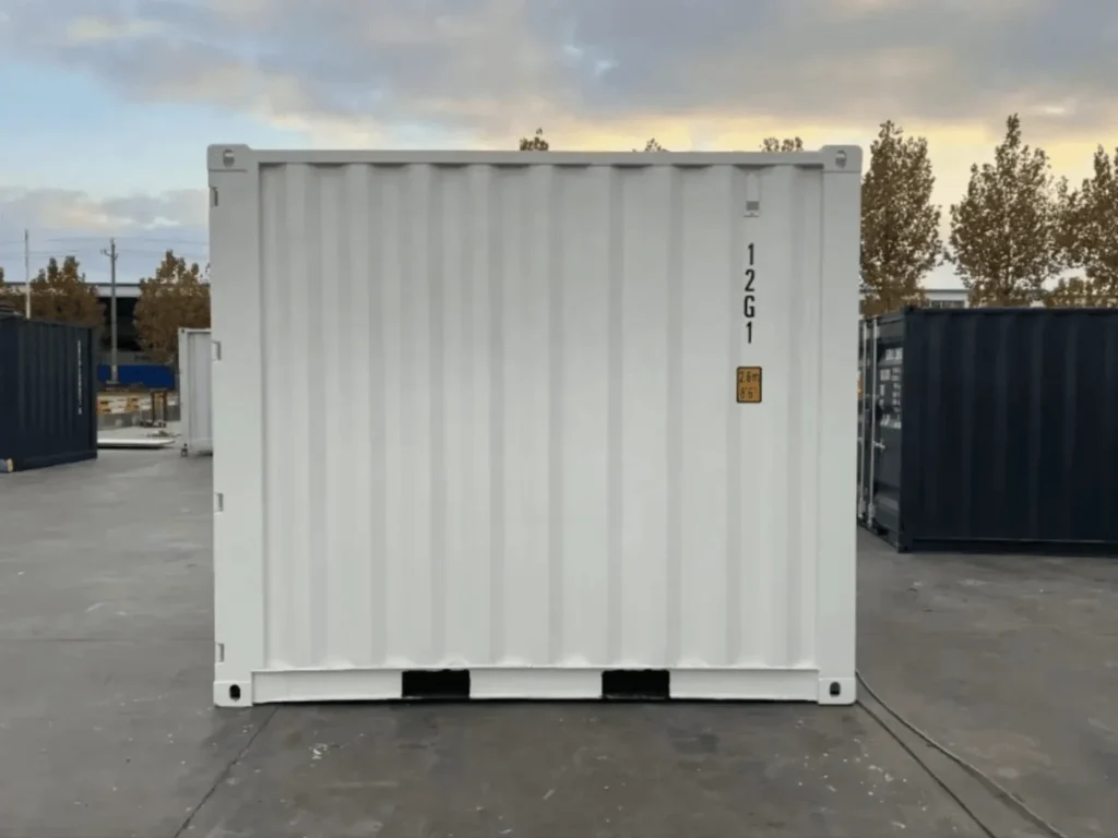 10 ft High Cube Shipping Containers White (New)