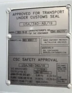 20ft Light Grey One Trip Shipping Container