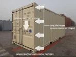 20ft High Cube Open Side Shipping Container