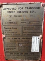 40FT USED OPEN-TOP SHIPPING CONTAINER